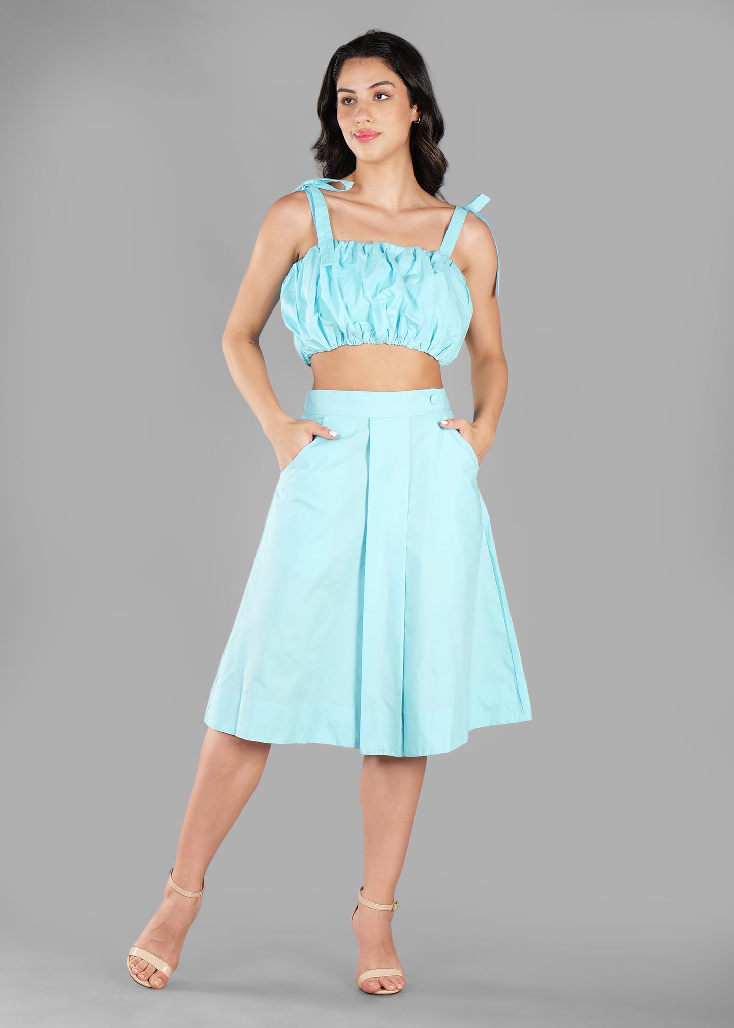 The Serene Coord Set - Light Azure