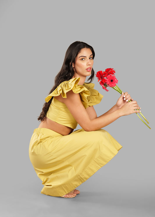The Bloom Coord Set - Pastel Yellow