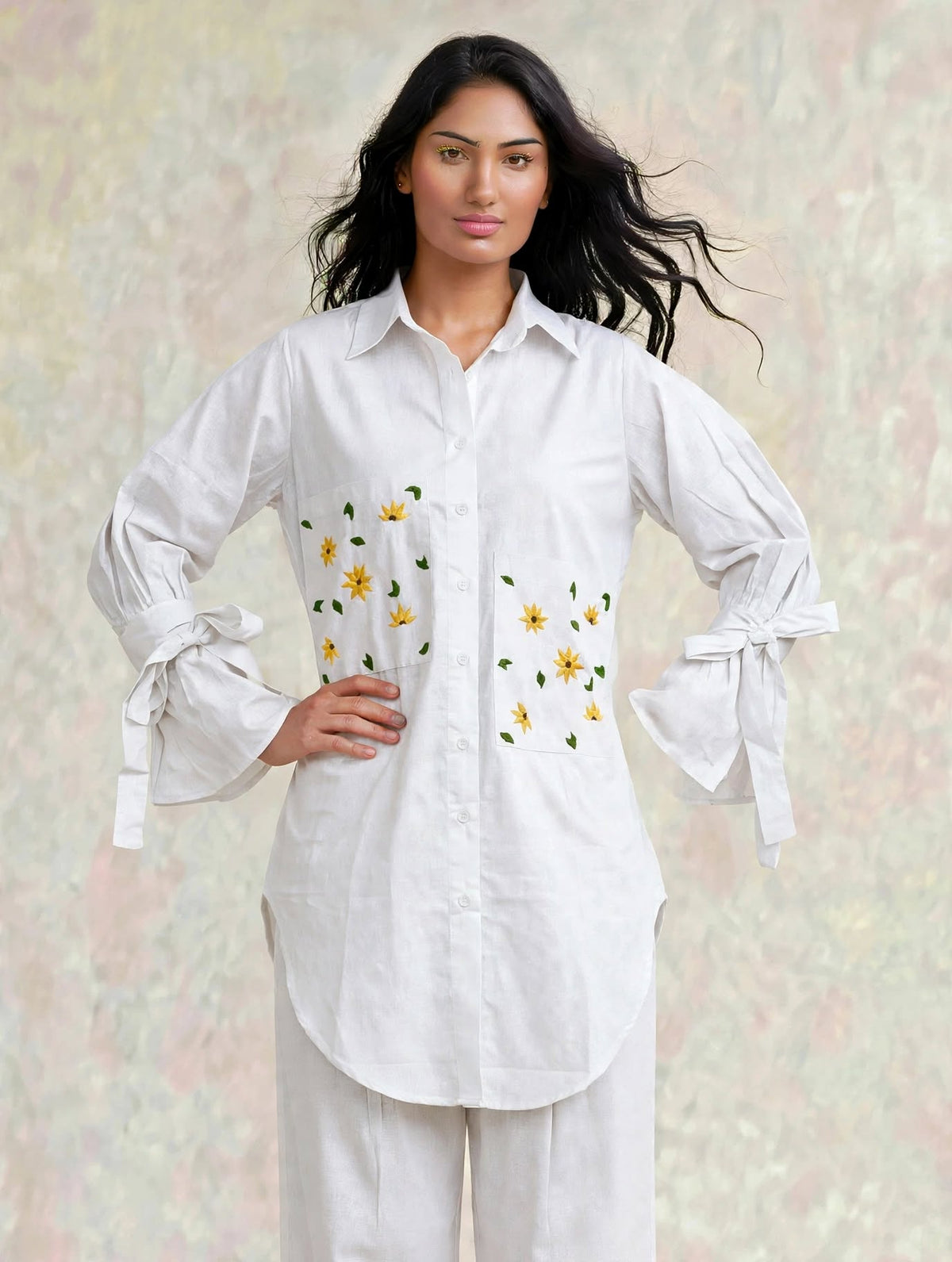 The Bow Coord Set | White