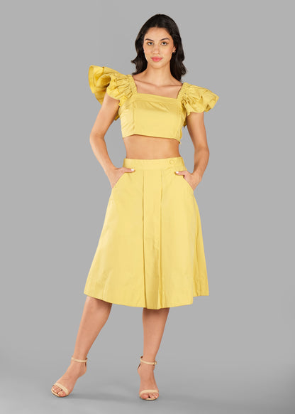 The Bloom Coord Set - Pastel Yellow