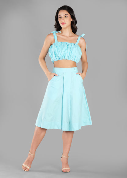 The Serene Coord Set - Light Azure