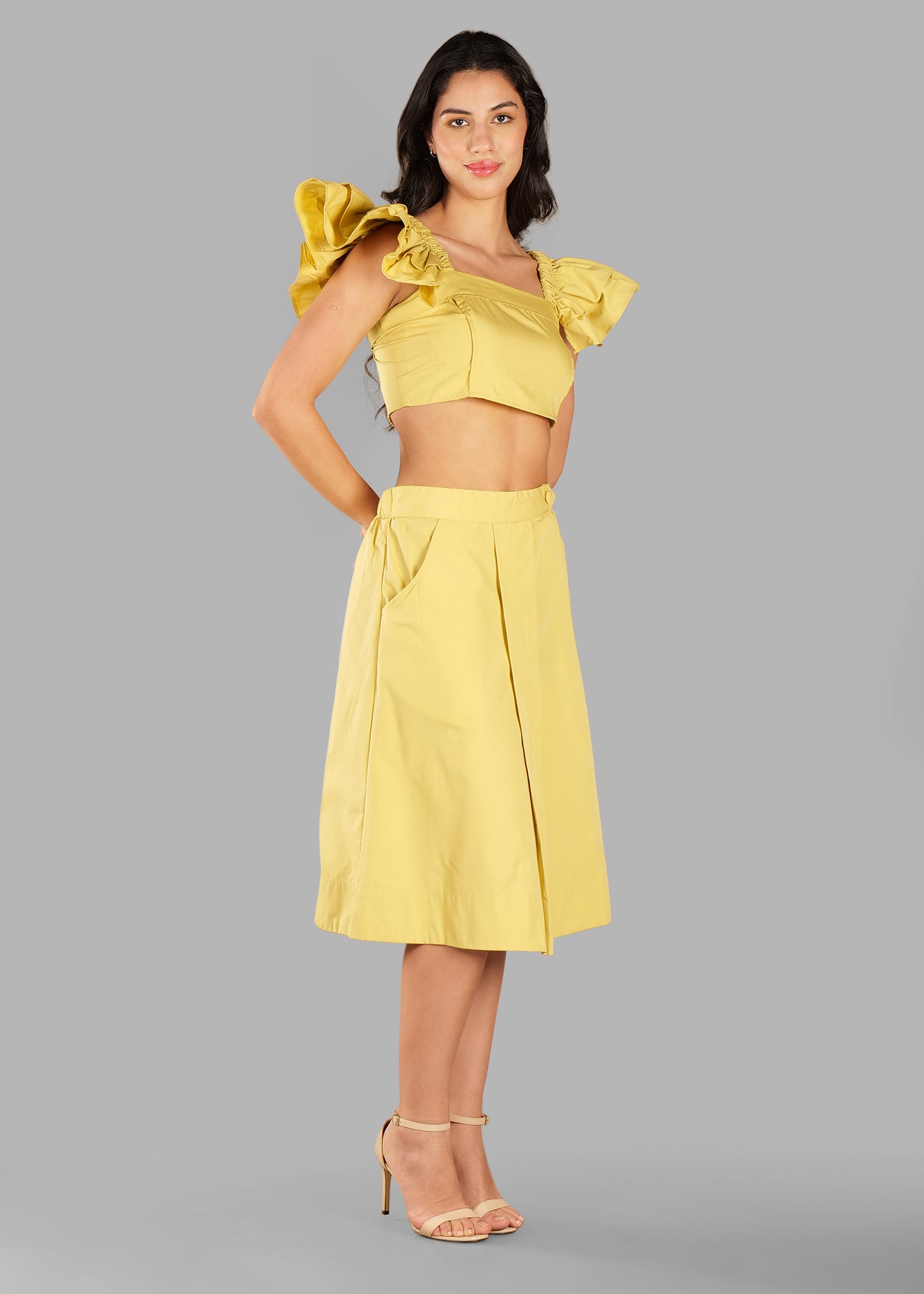 The Bloom Coord Set - Pastel Yellow