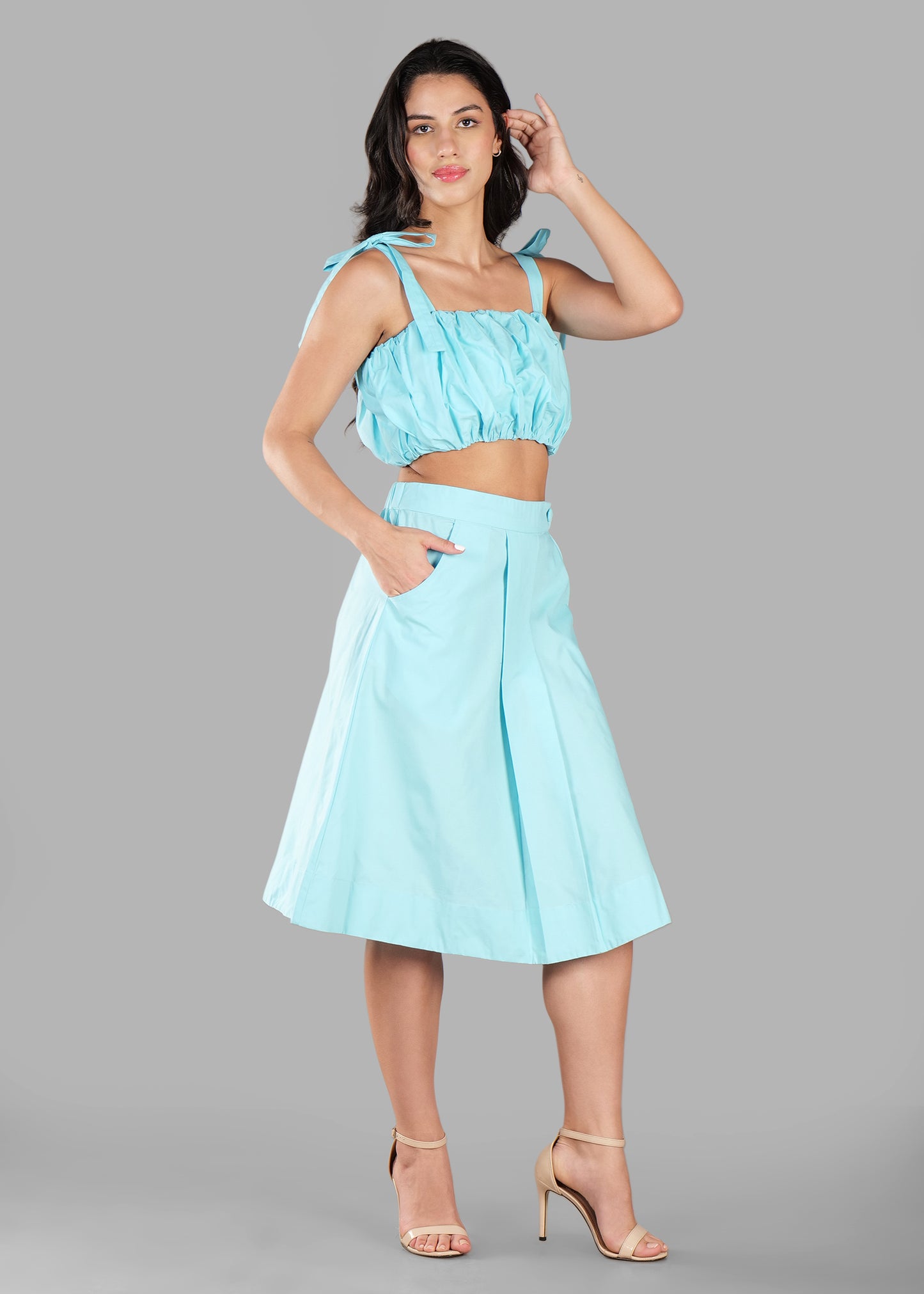 The Serene Coord Set - Light Azure
