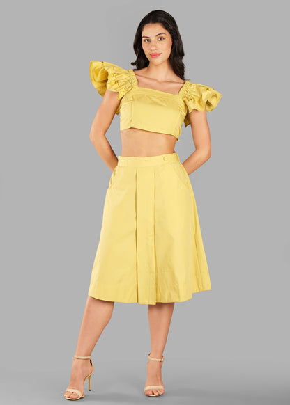 The Bloom Coord Set - Pastel Yellow