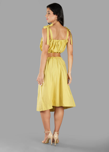 The Serene Coord Set - Pastel Yellow