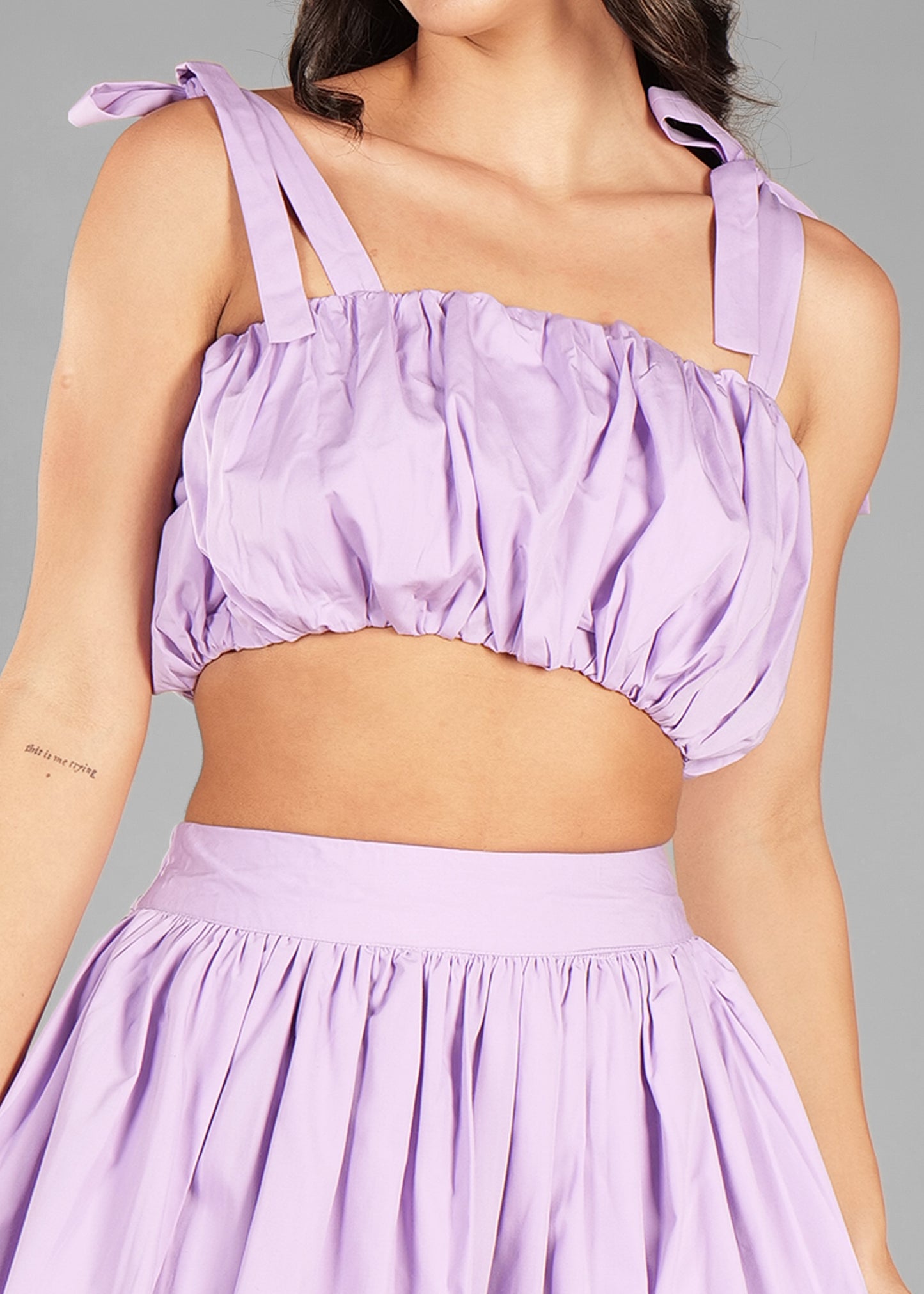 The Vogue Balloon Coord Set - Lavender