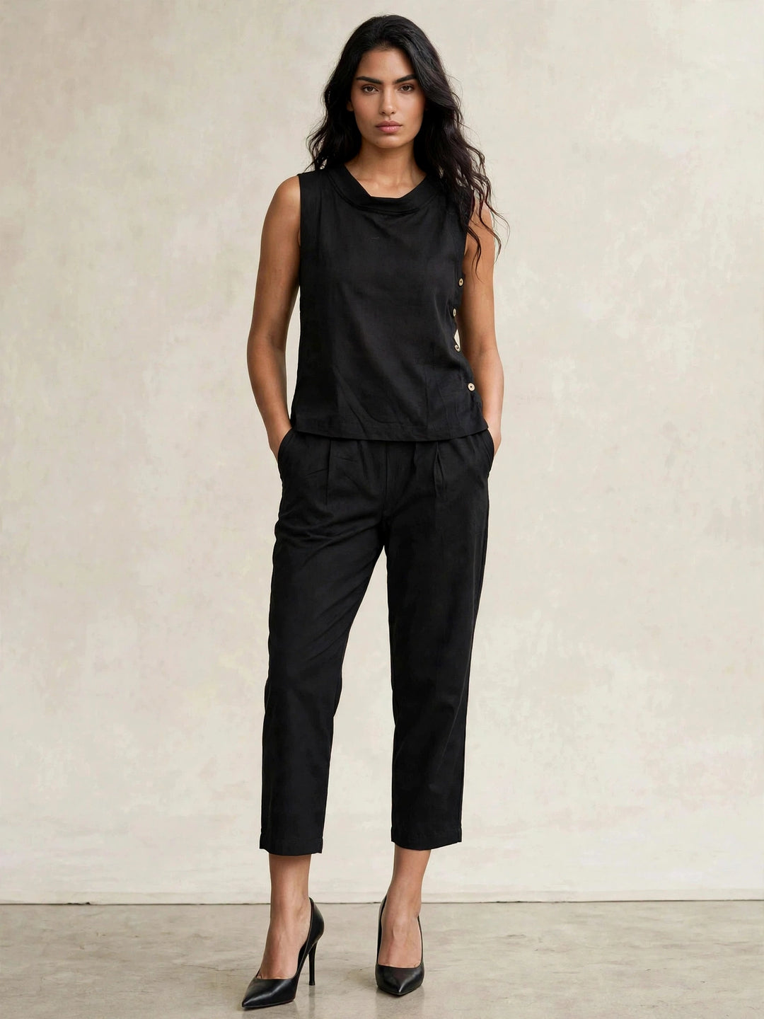 The Button Coord Set | Black
