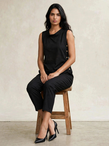 The Button Coord Set | Black