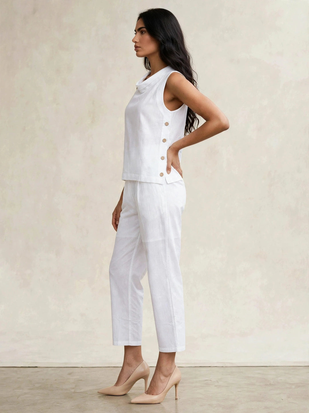 The Button Coord Set | White