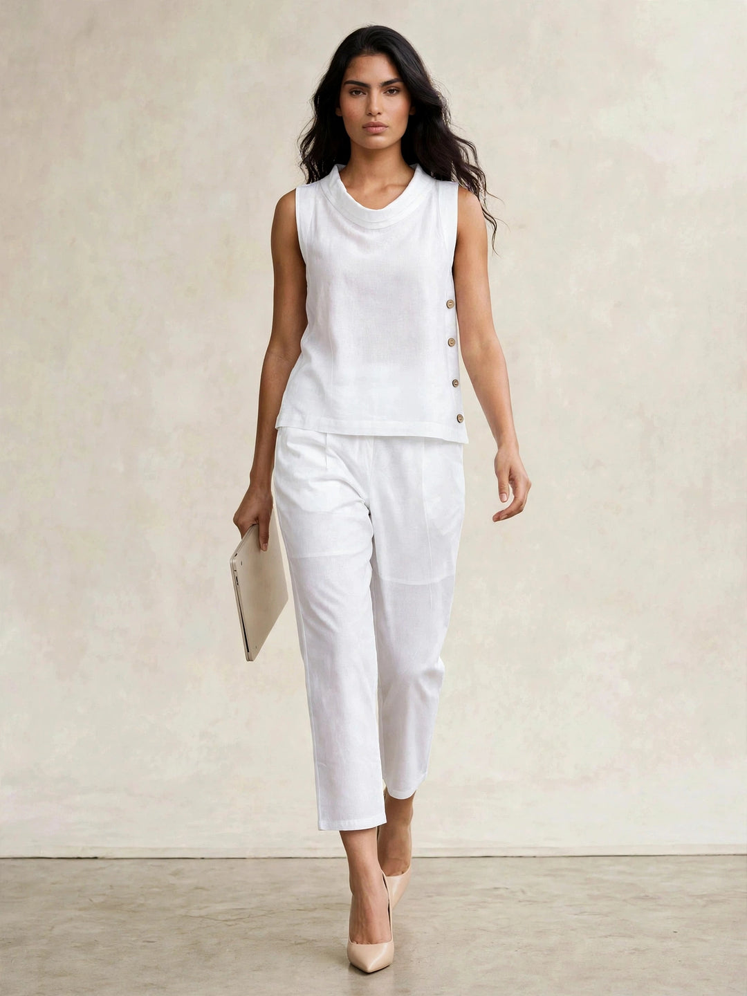 The Button Coord Set | White