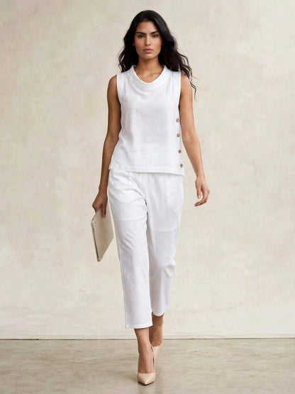 The Button Coord Set | White