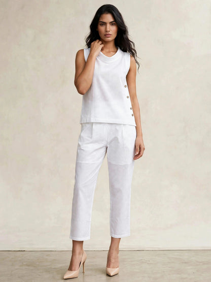 The Button Coord Set | White