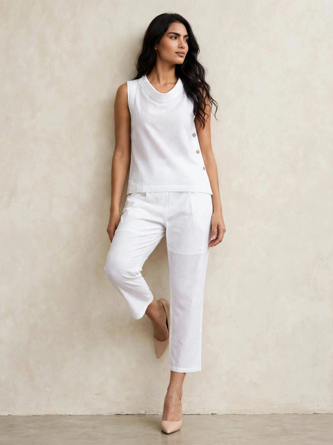The Button Coord Set | White