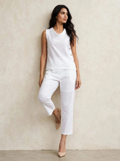 The Button Coord Set | White