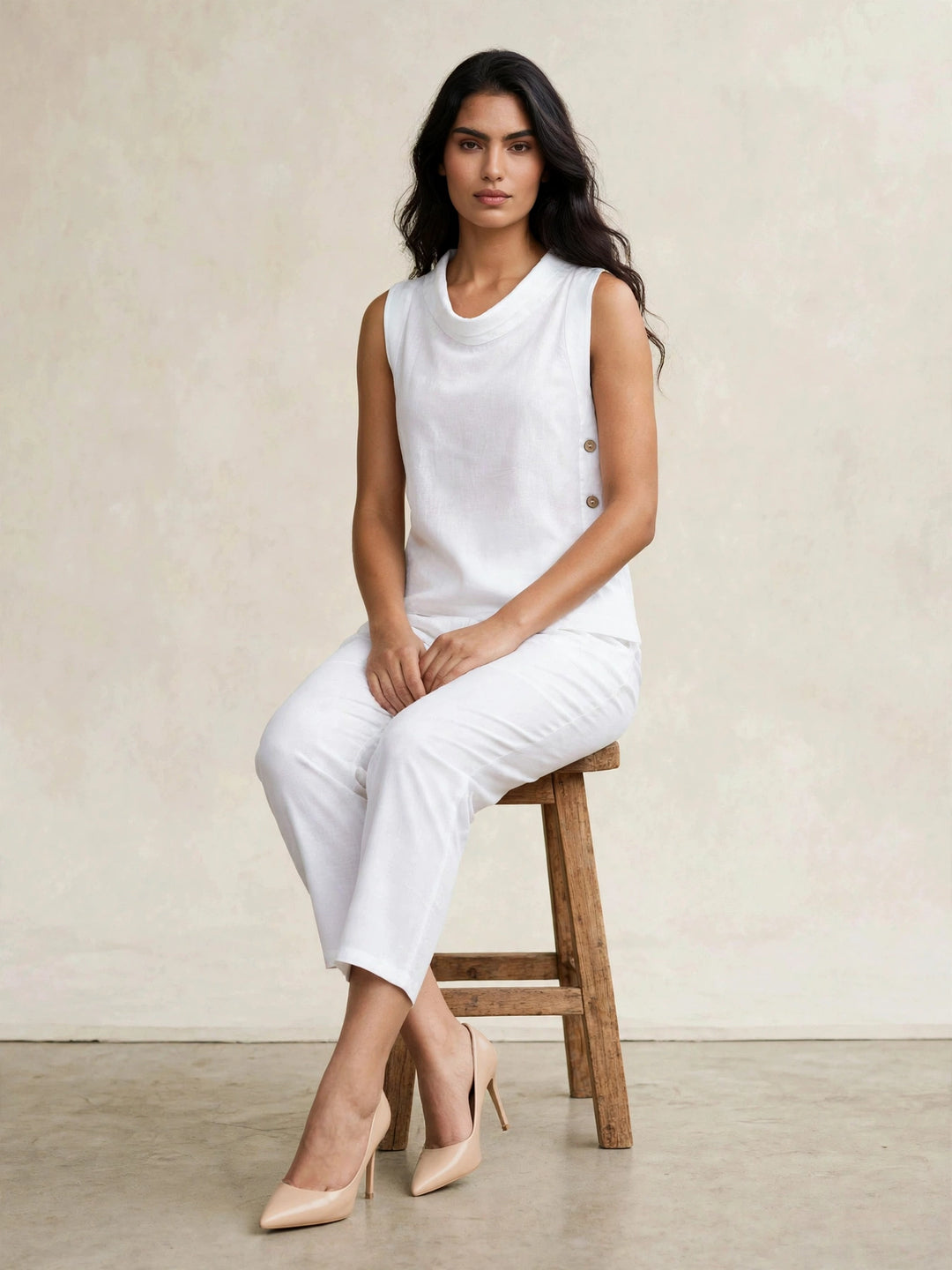 The Button Coord Set | White