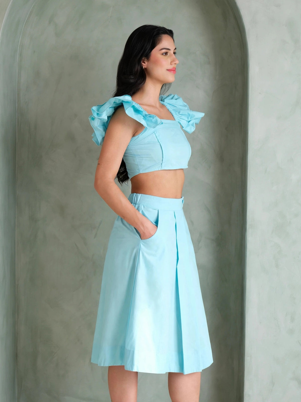 The Bloom Coord Set - Light Azure