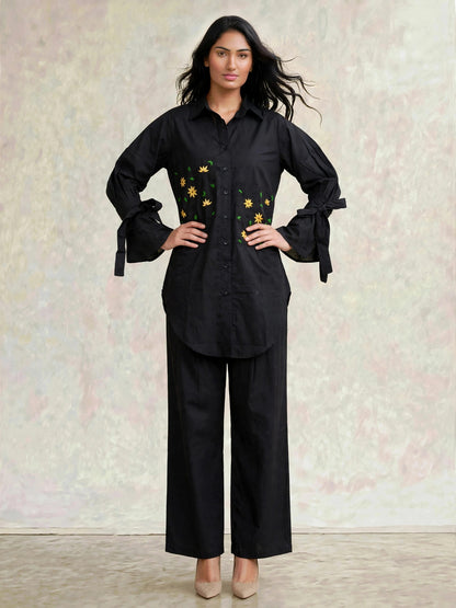 The Bow Coord Set | Black