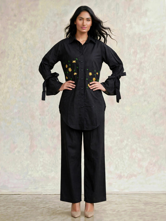 The Bow Coord Set | Black