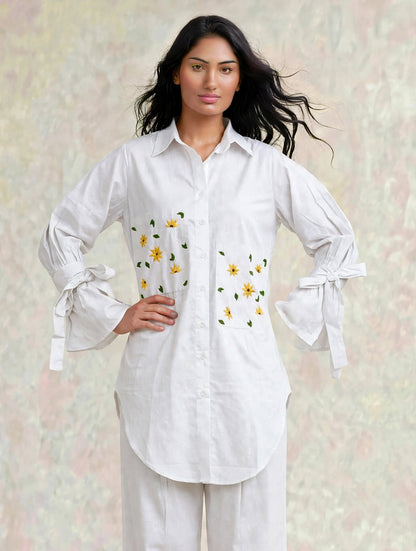 The Bow Coord Set | White