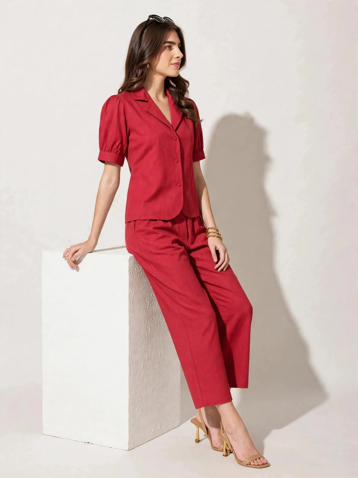 The Ease Coord Set | Crimson