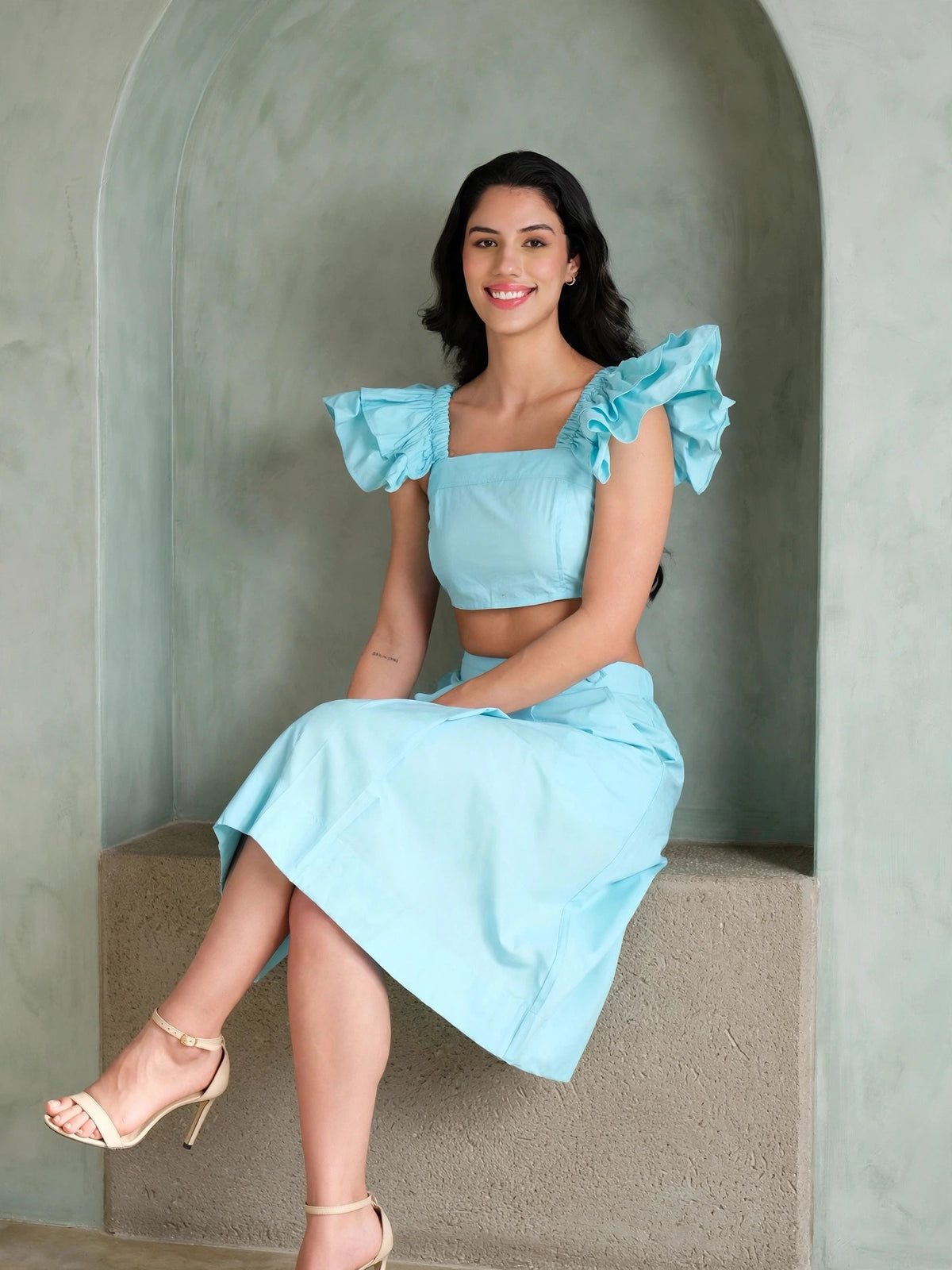 The Bloom Coord Set - Light Azure