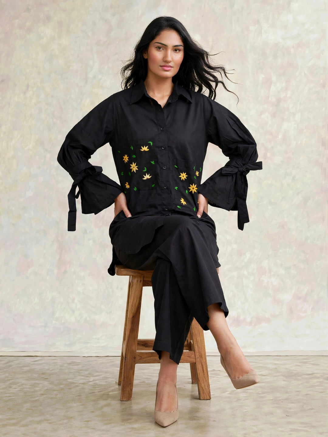 The Bow Coord Set | Black