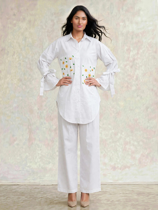 The Bow Coord Set | White