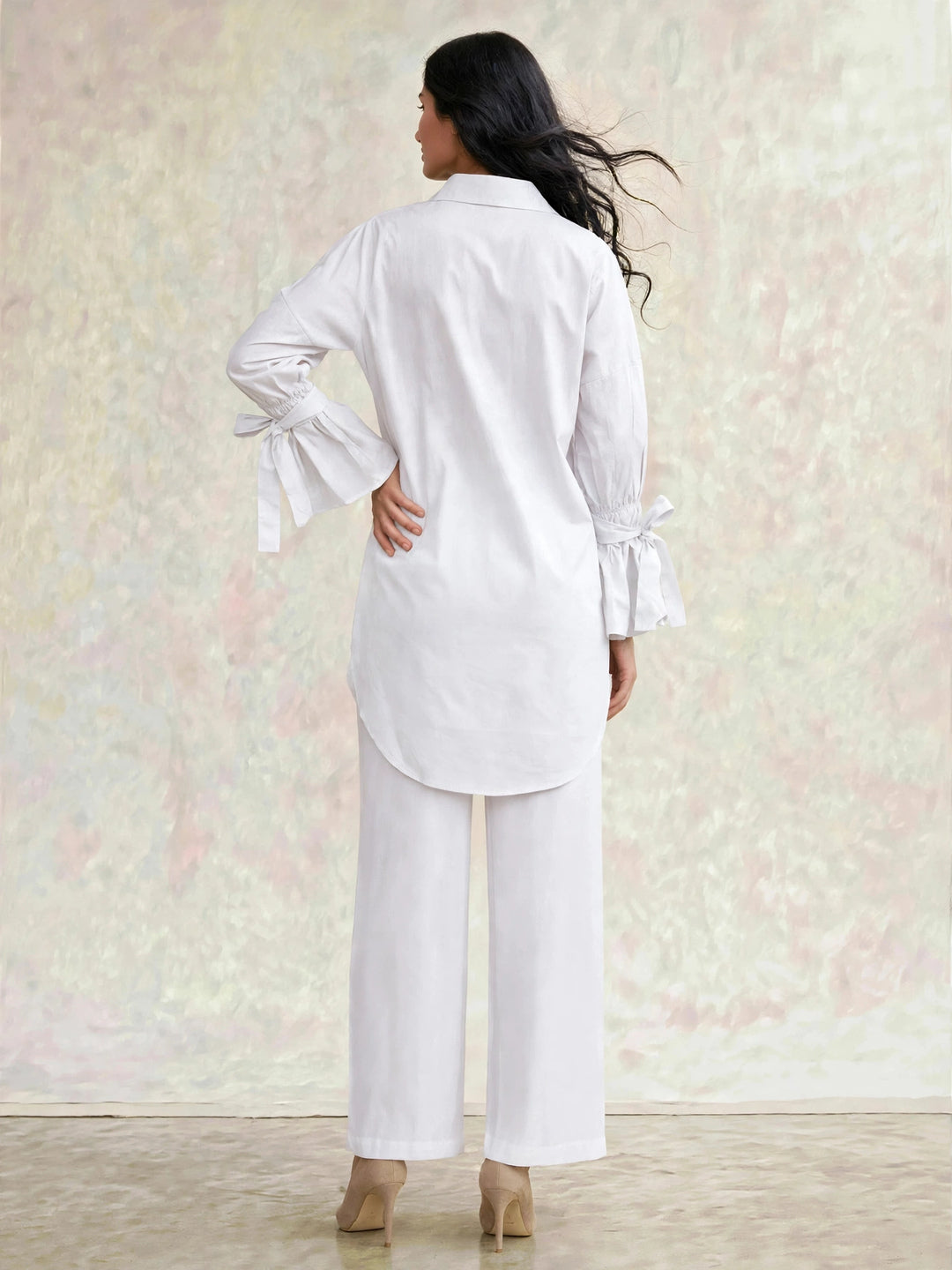 The Bow Coord Set | White