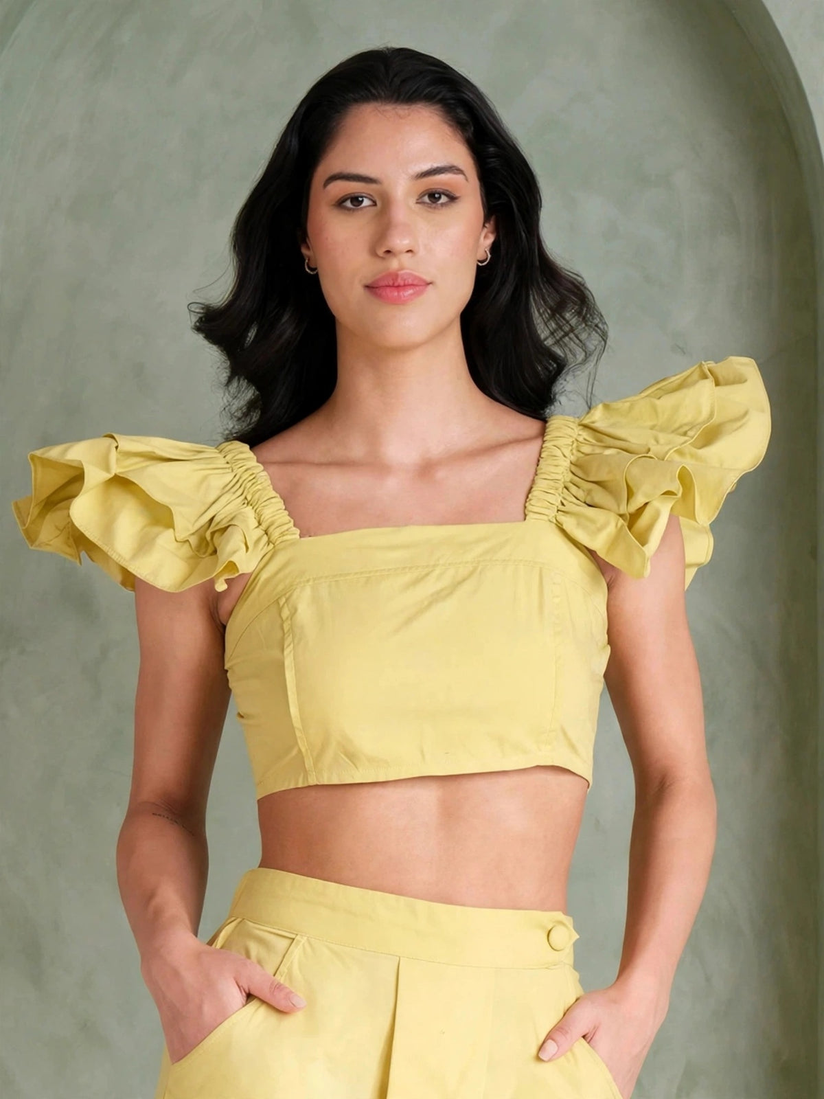 The Bloom Coord Set - Pastel Yellow